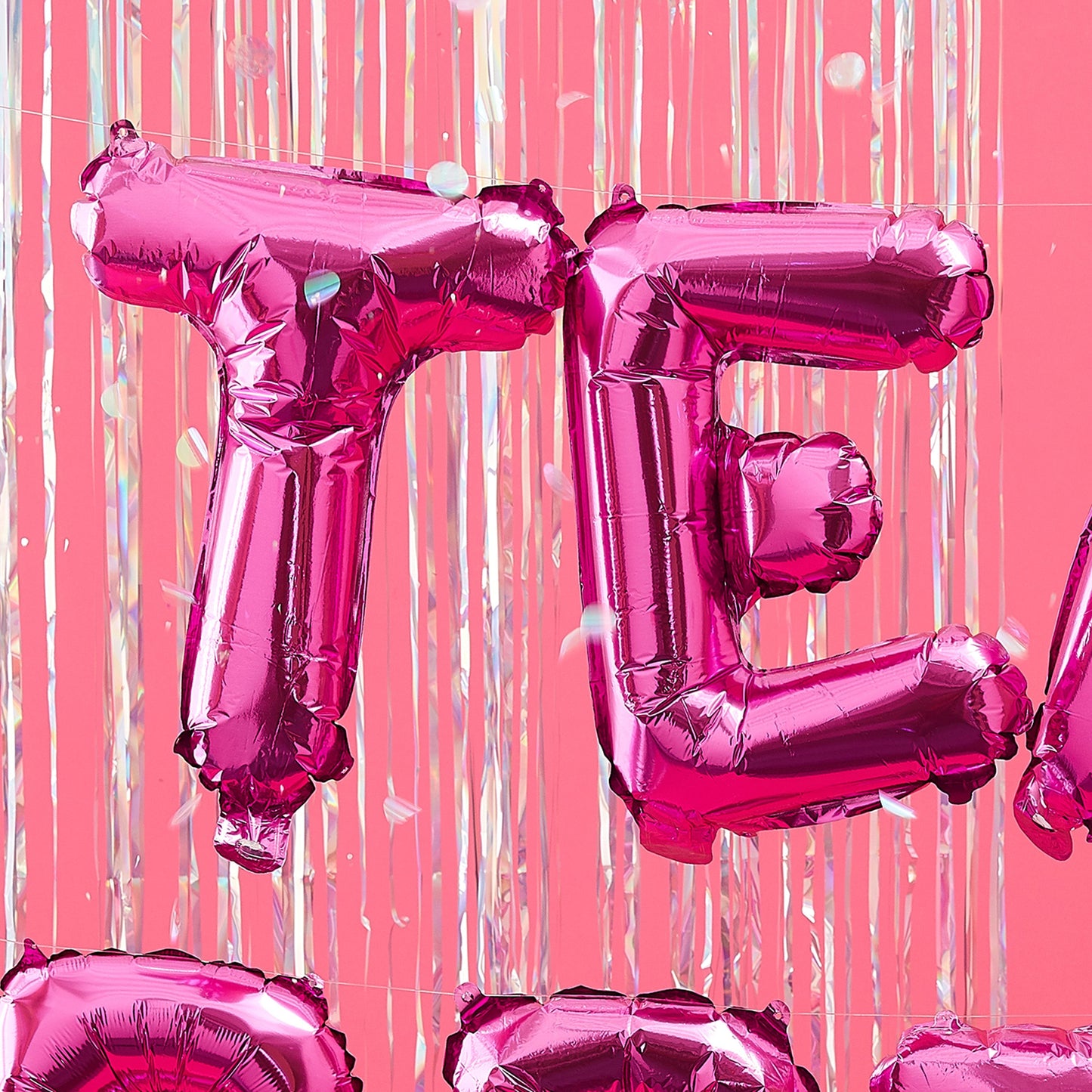 Hot Pink Team Bride Hen Party Balloons- 5 Inner Pack