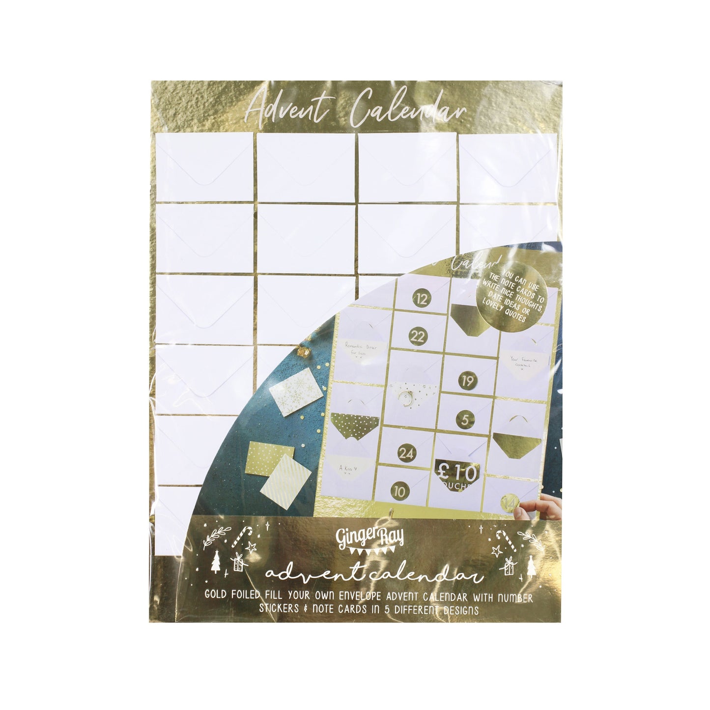 Mini Envelope Advent Calendar- 5 Inner Pack
