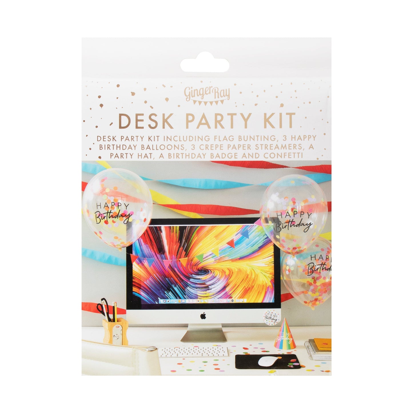 Happy Birthday Work Desk Party Kit- 5 Inner Pack