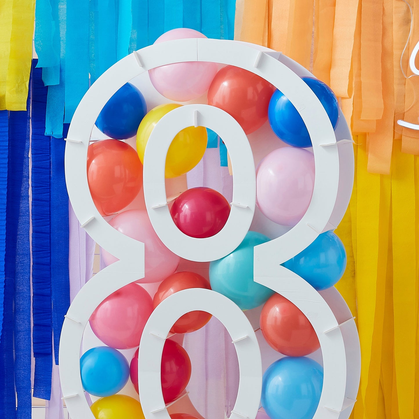 Balloon Mosaic Number Stand 8- 4 Inner Pack