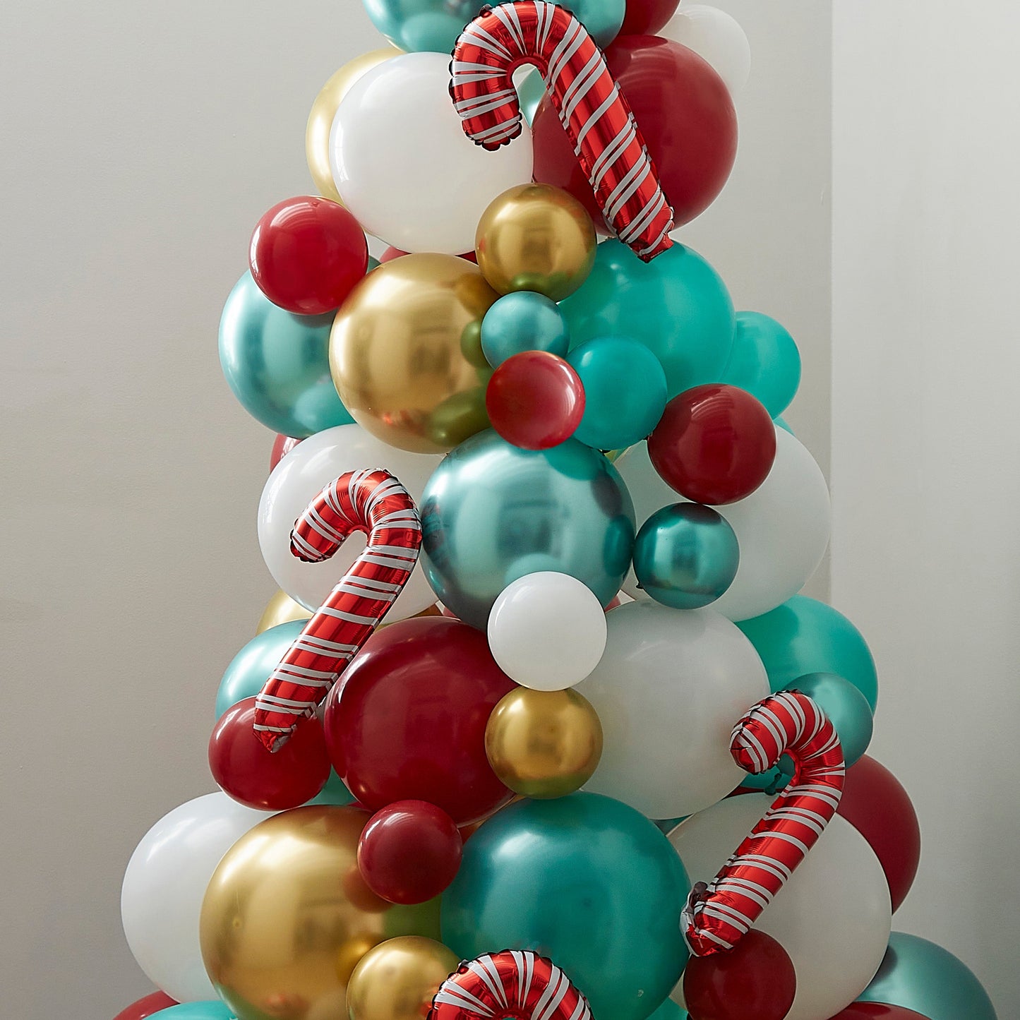 Novelty Candy Cane Balloon Christmas Tree- 5 Inner Pack