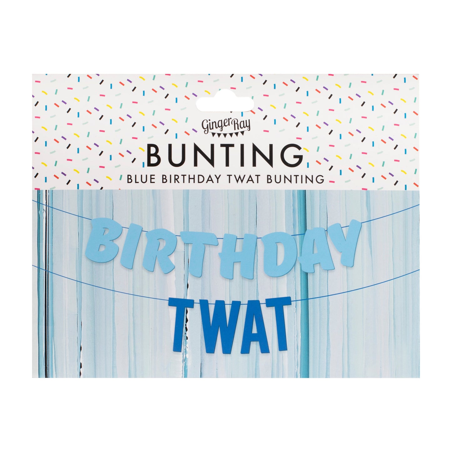 Birthday Twat Birthday Bunting Banner Decoration- 5 Inner Pack