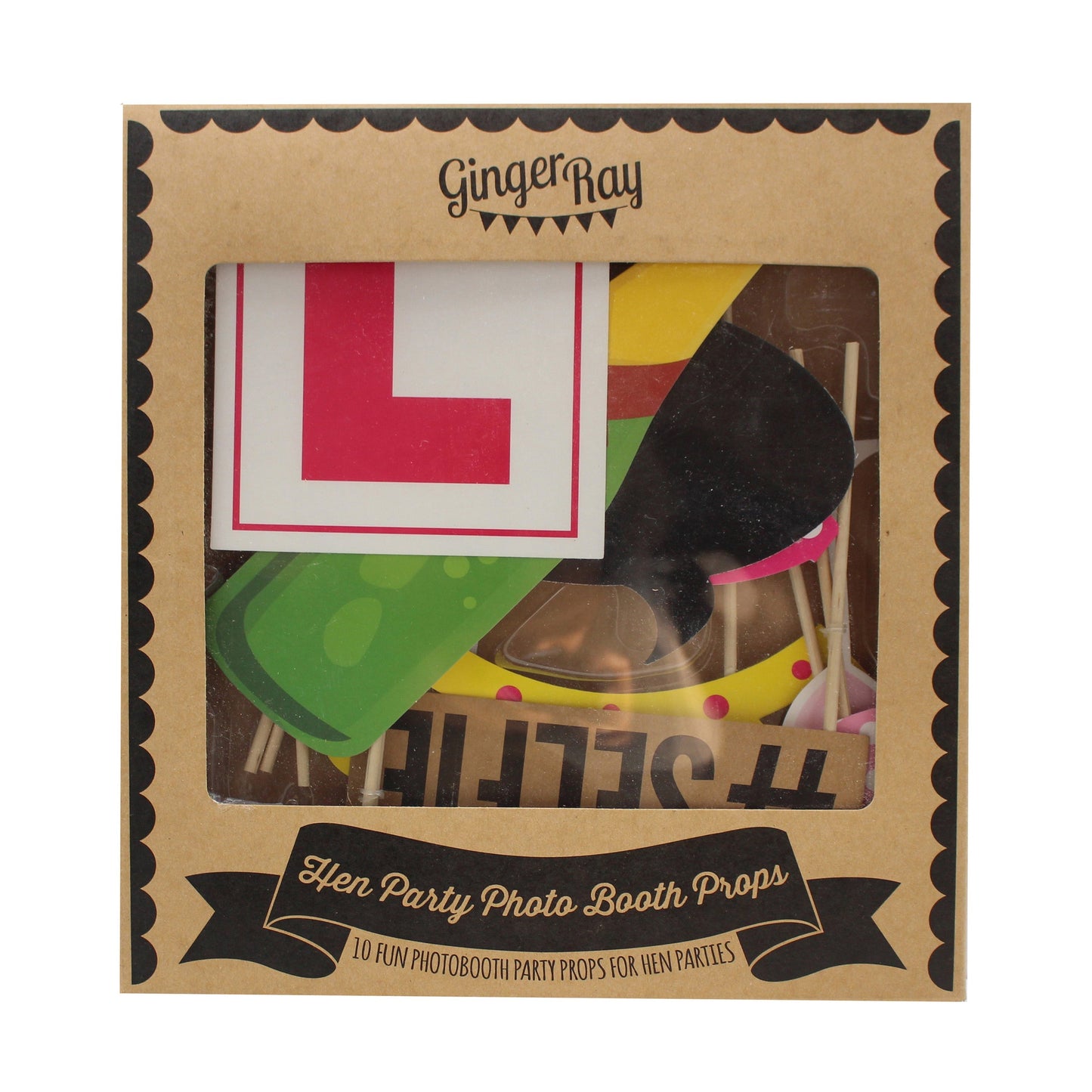 Photo Booth Props - Hen Party - Photo Booth Range- 5 Inner Pack