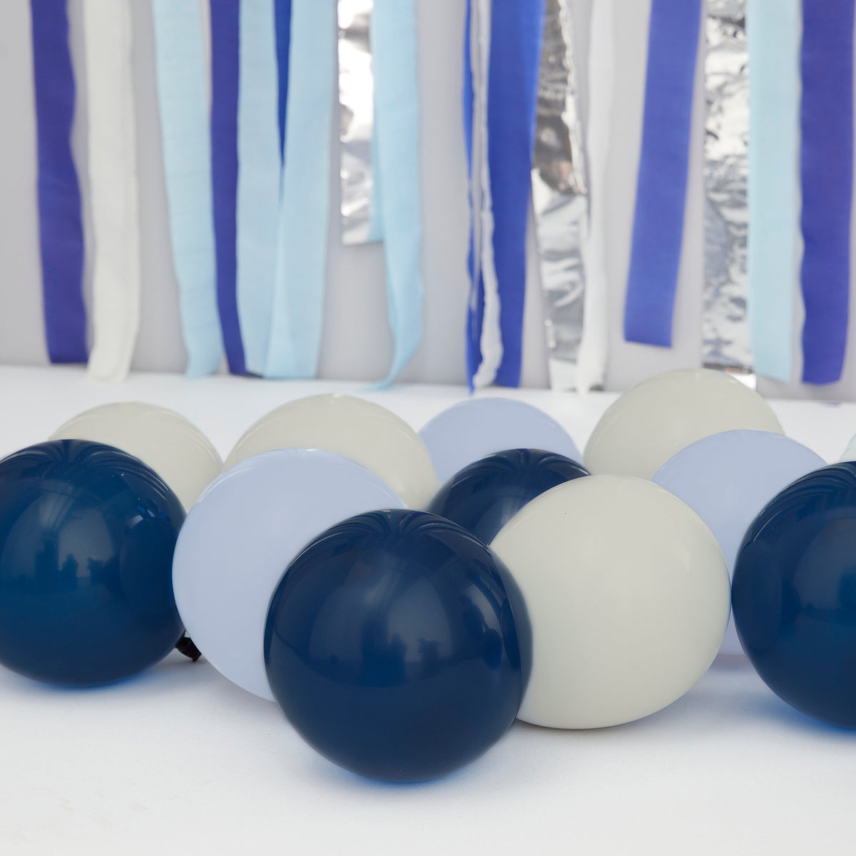 Navy, Blue & Grey Balloon Mosaic Balloon Pack- 5 Inner Pack
