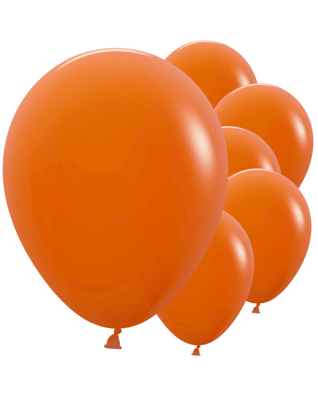 20018024 - Sunset Orange Balloons - 12" Latex (50pk)
