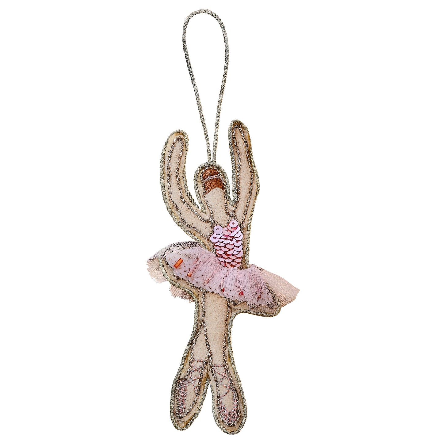 Embellished Ballerina Christmas Tree Decoration- 5 Inner Pack