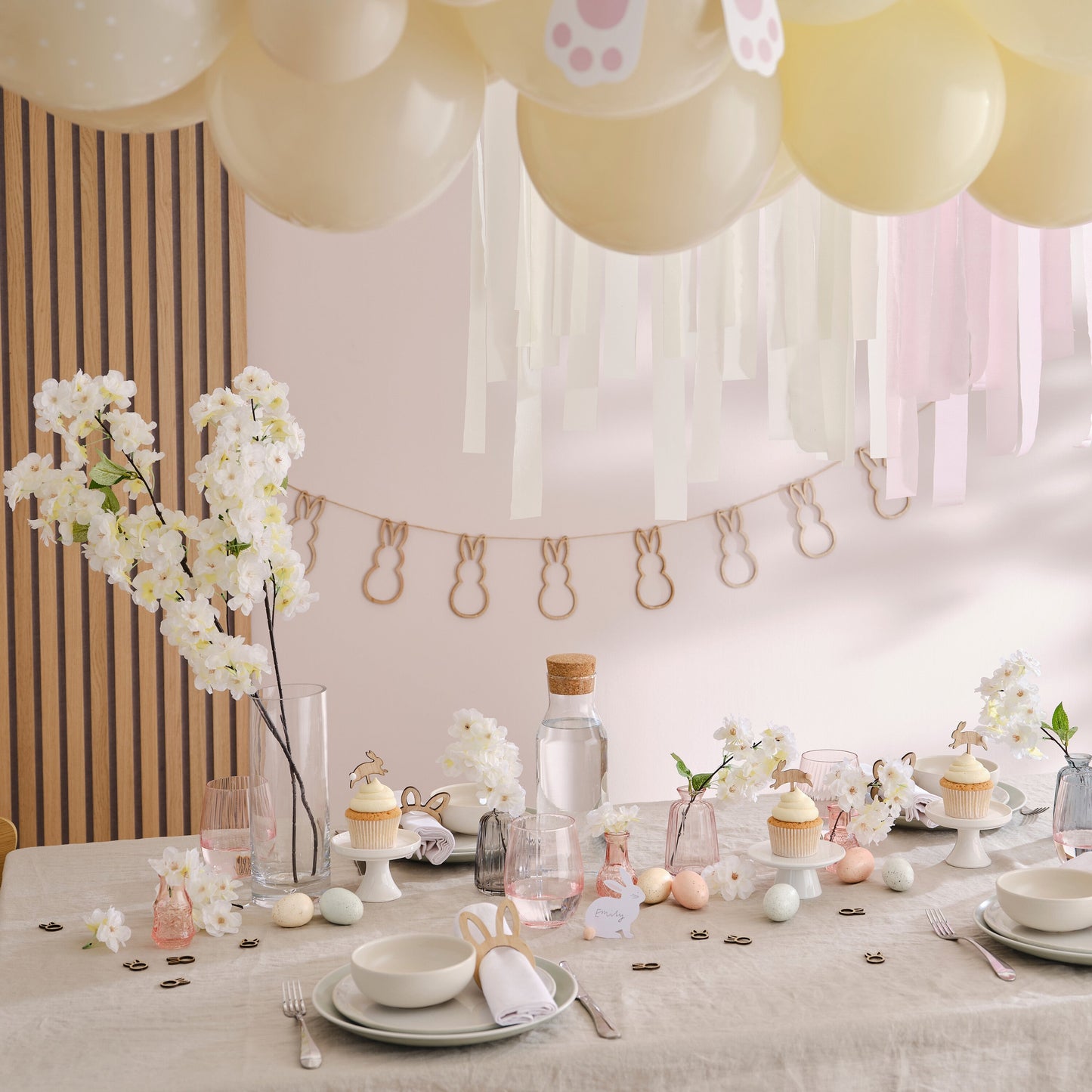 White Blossom Artificial Flower Garland- 5 Inner Pack