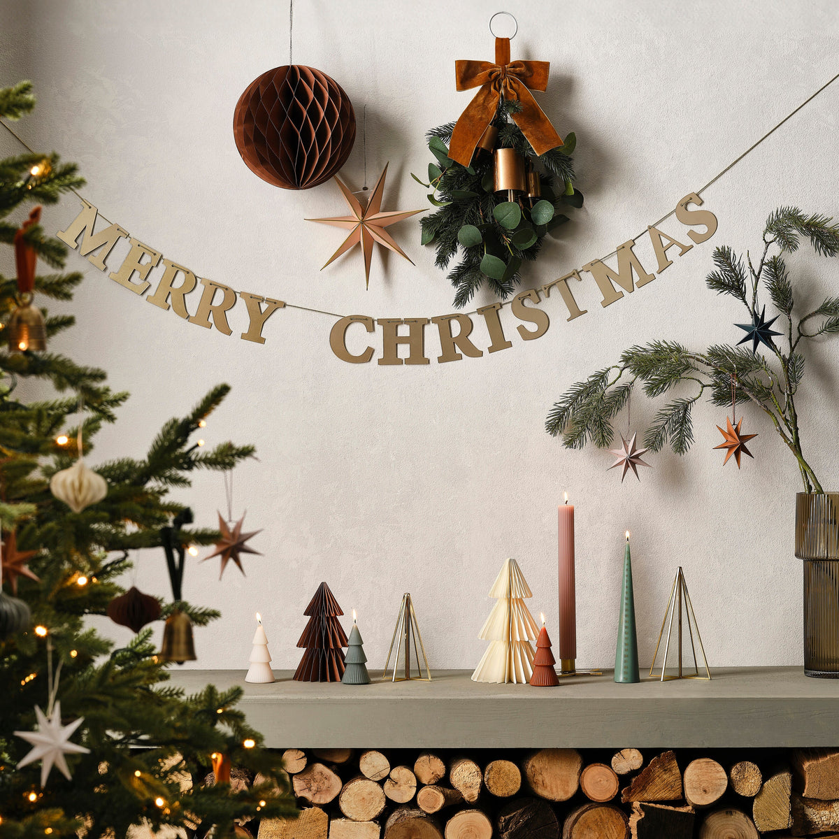 Metal Bell Christmas Tree Decorations- 4 Inner Pack