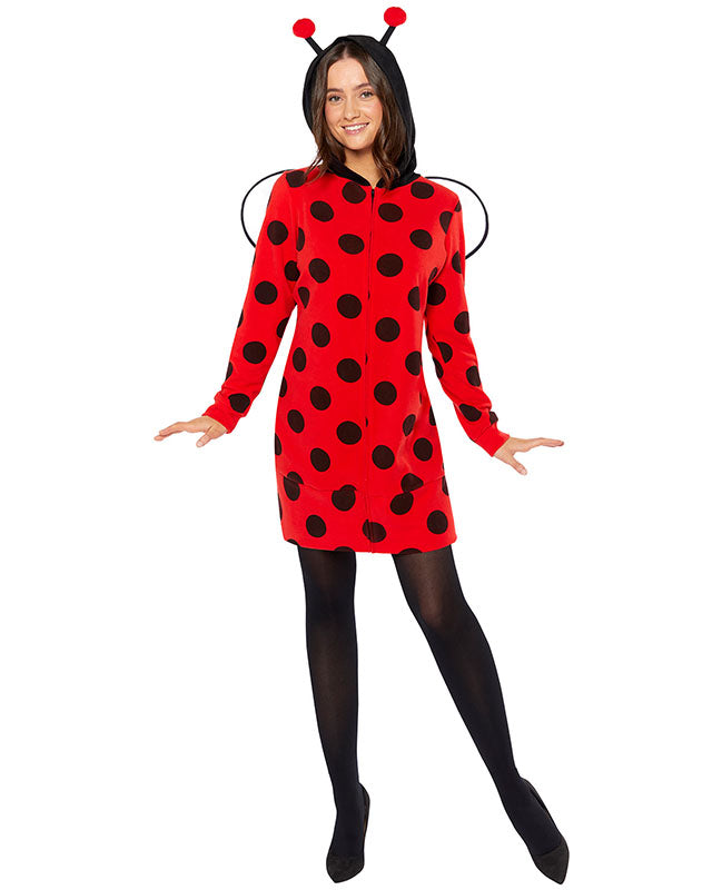 9919083 - Ladybug Fleece Dress - 10-14