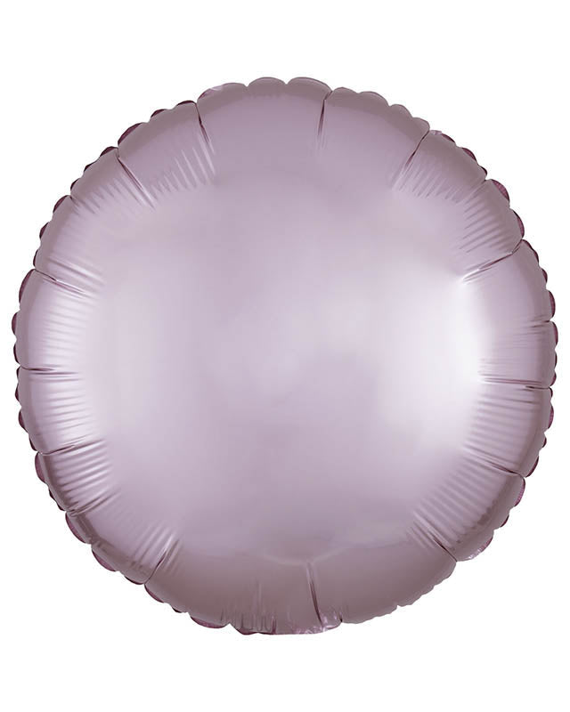 Amscan Silk Lustre Various Colours Circle Standard Unpackaged Foil Balloons C16 - 10 PC