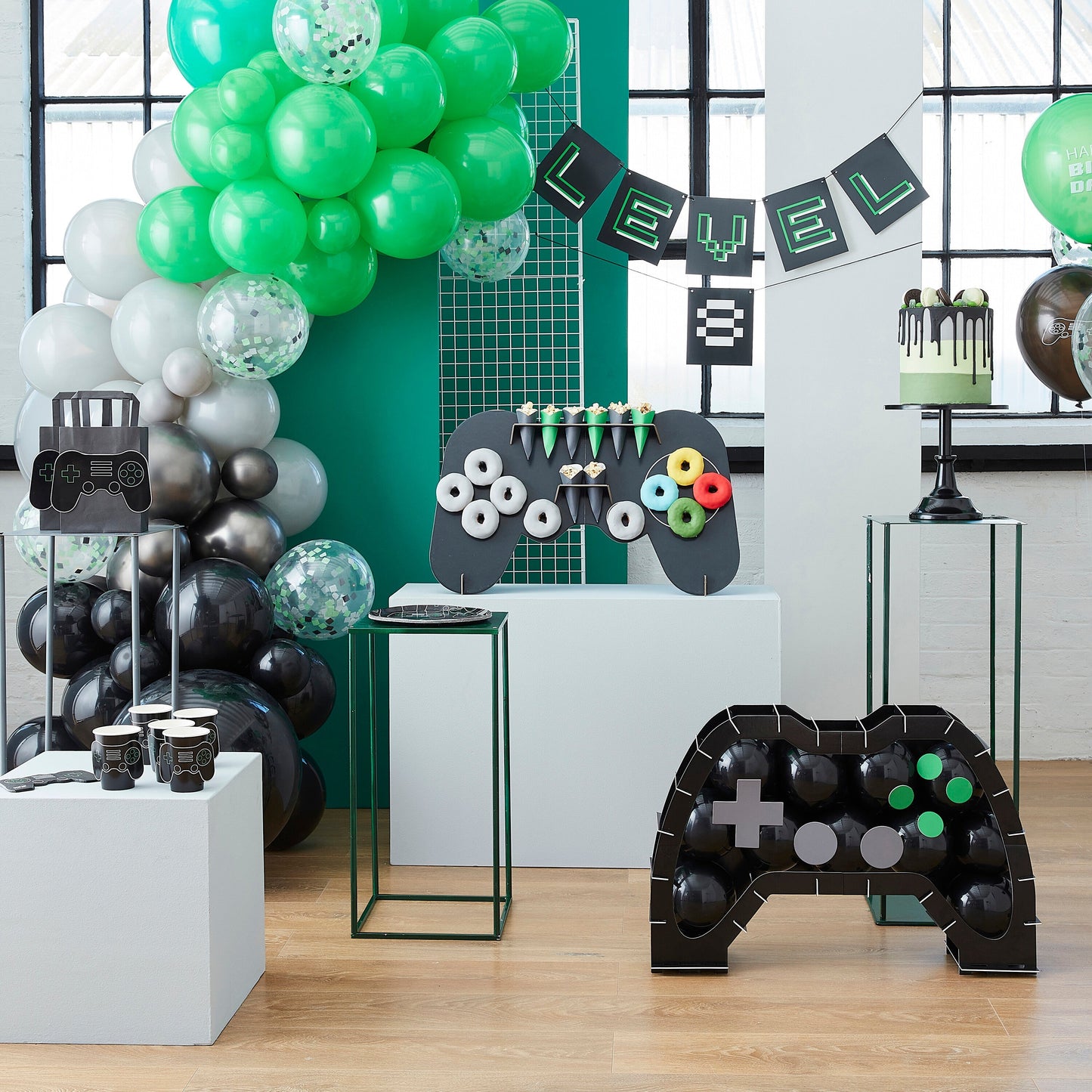 Controller Shaped Balloon Mosaic Stand Kit- 4 Inner Pack