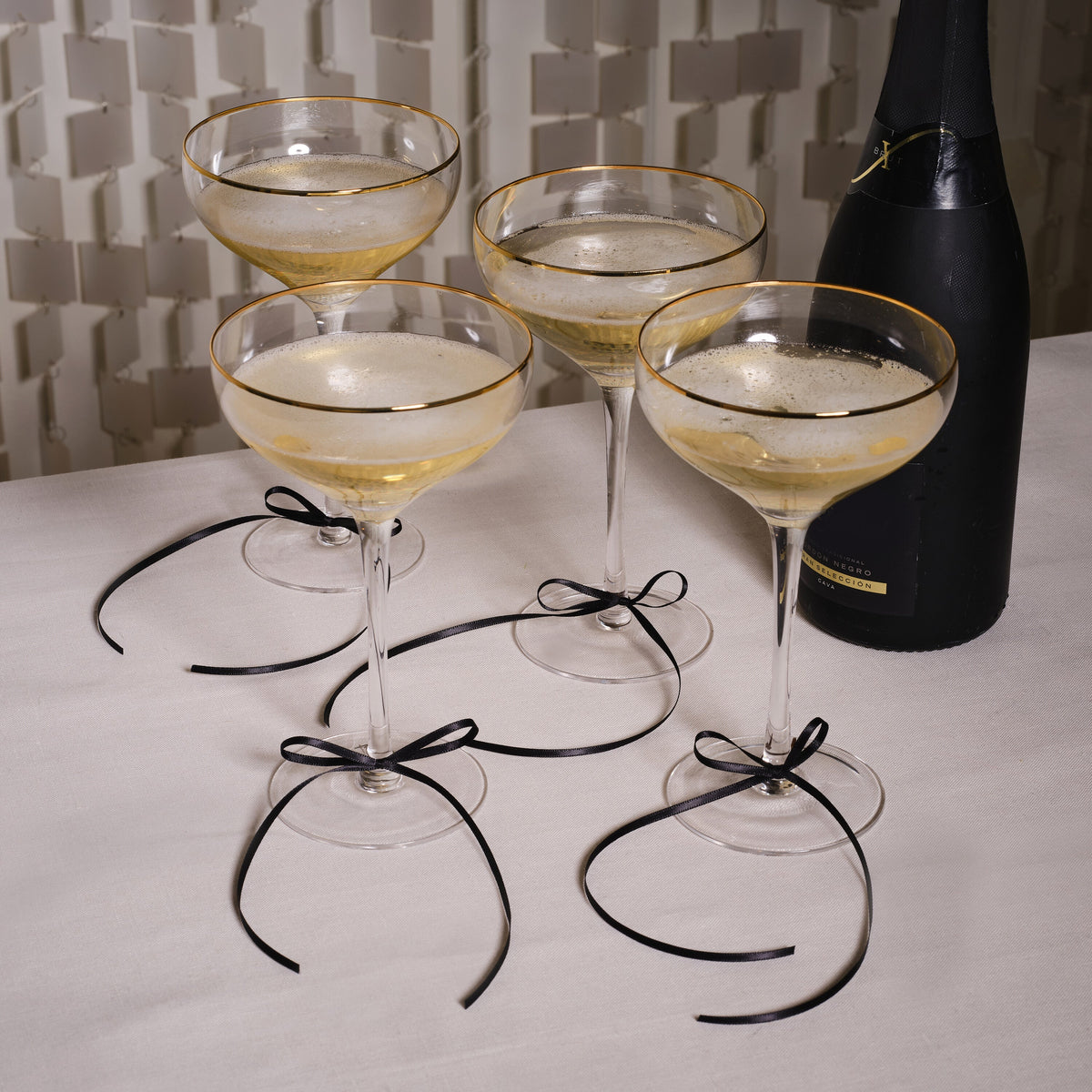 Black Bow Drink Markers- 10 Inner Pack