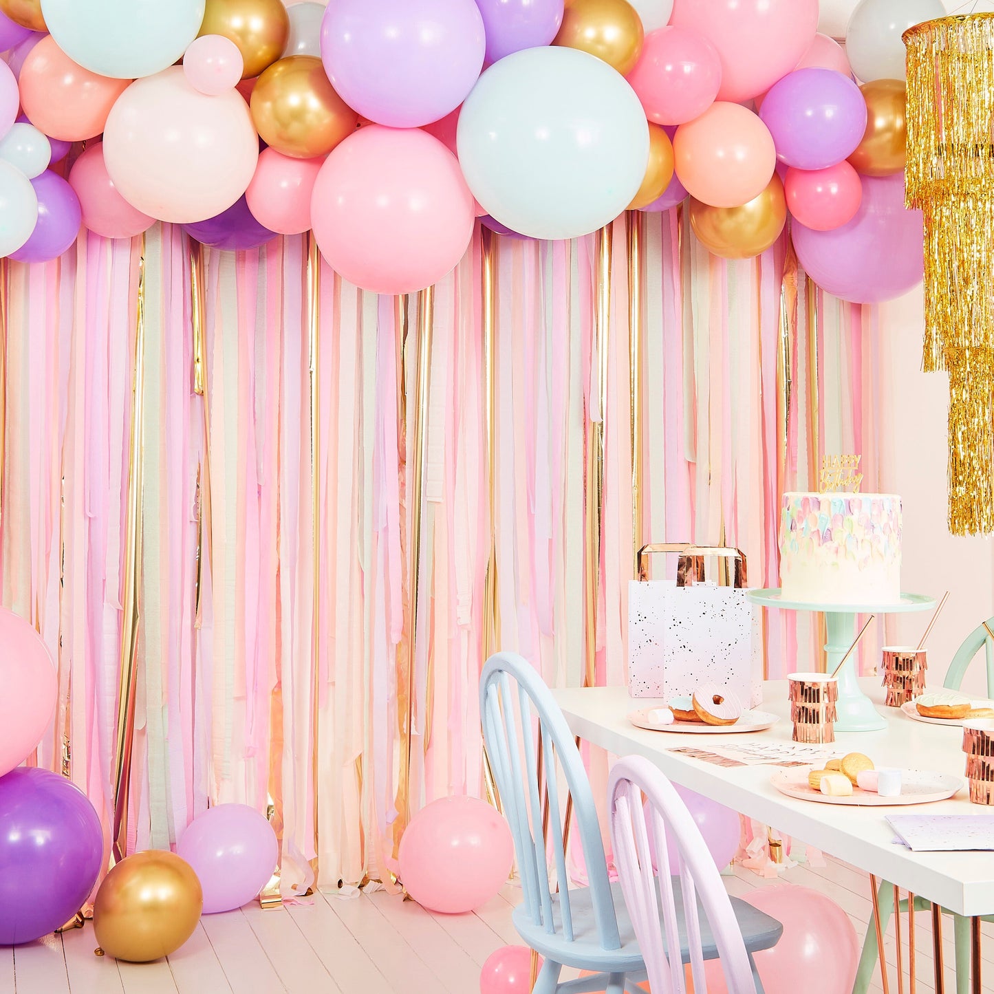 Lilac Confetti Balloons- 5 Inner Pack