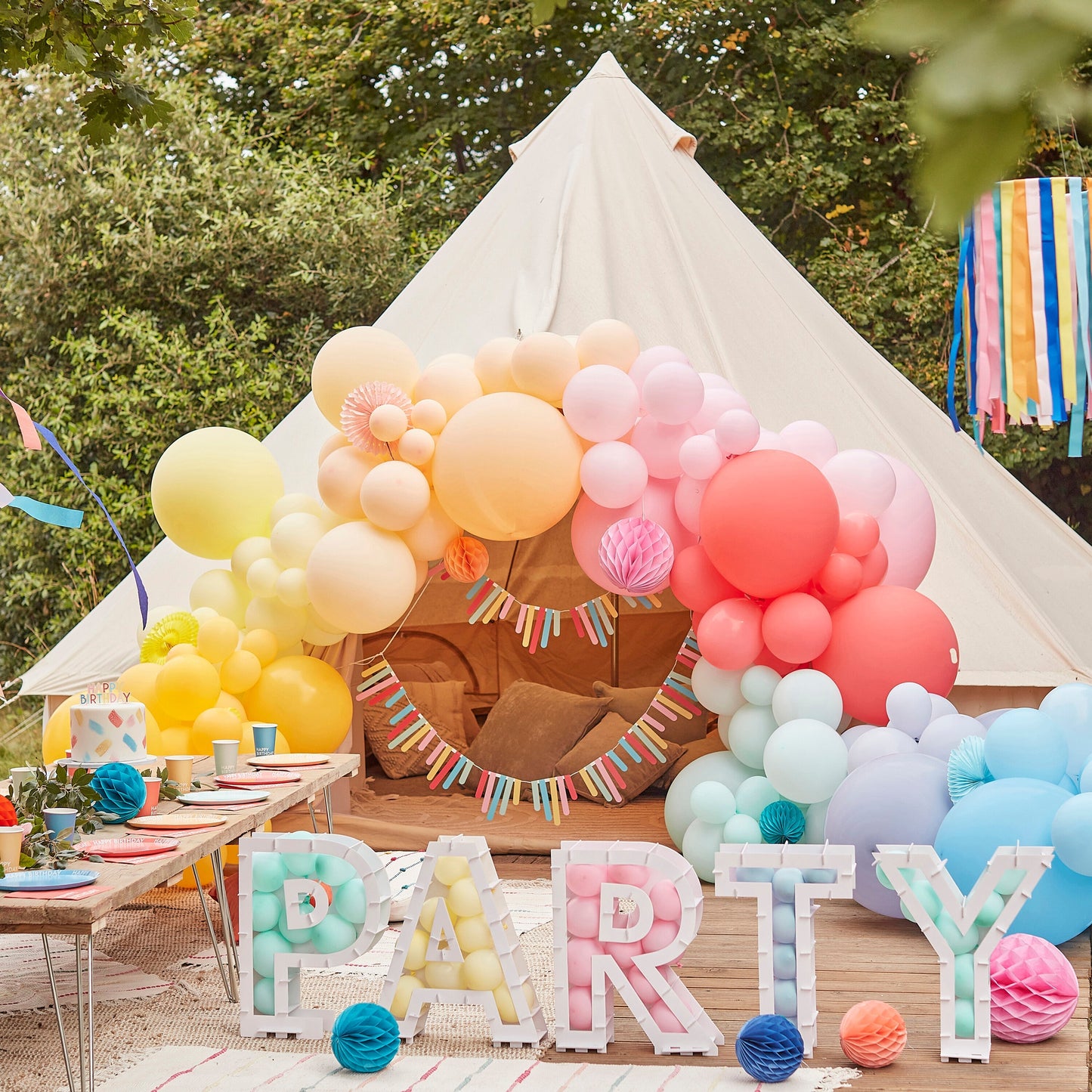 30th Birthday Balloon Arch Sign- 5 Inner Pack