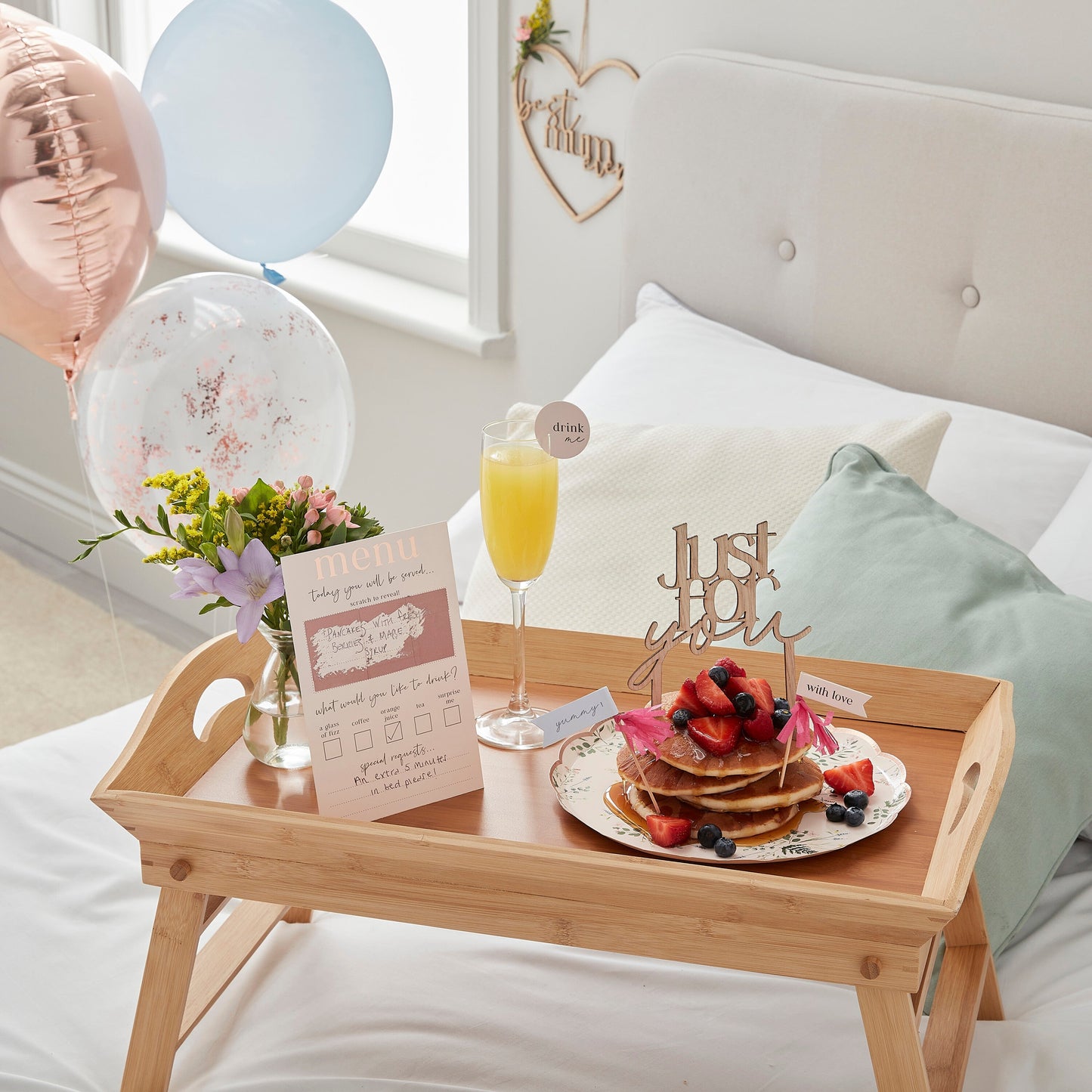 Customisable Breakfast in Bed Set- 5 Inner Pack
