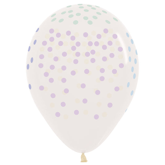 20014666 - BALL:12in Crys SM DOTS PSTL25p