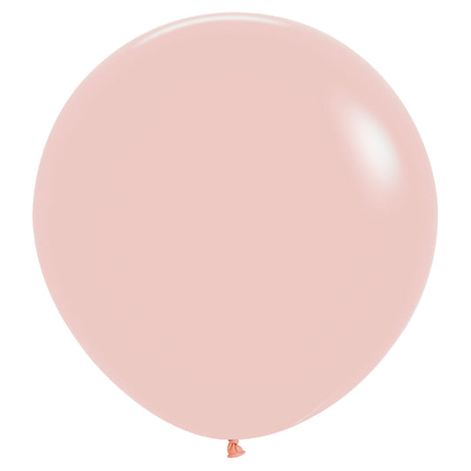 20017204 - Pastel Matte Melon 24" Latex Balloons (3pk)