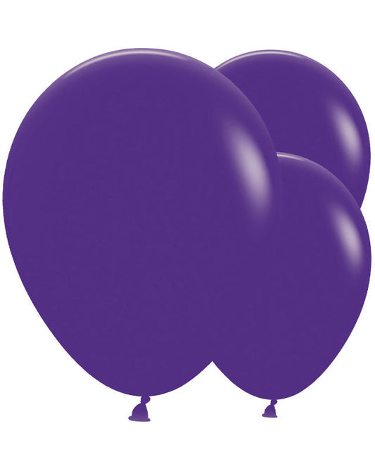 20002470 - Fashion Colour Violet 051 Latex Balloons 18"/45cm - 25 PC