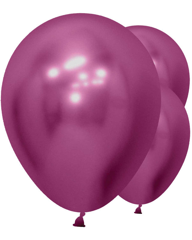 20016069 - REFLEX Fuchsia 912 Latex Balloons 24"/60cm - 3 PC