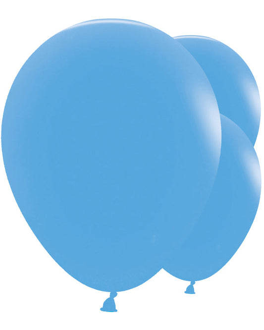 Fashion Colour Blue Latex Balloons 24in/60cm - 3 PC