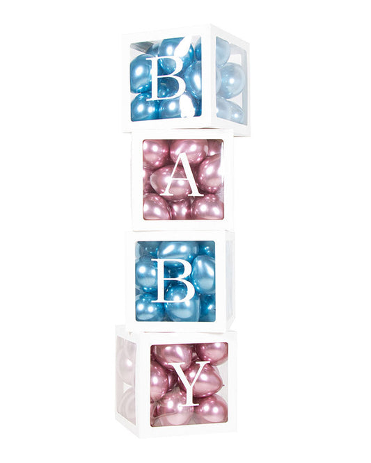 BOR - Baby Balloon Cubes - 30cm x 30cm (4pcs)