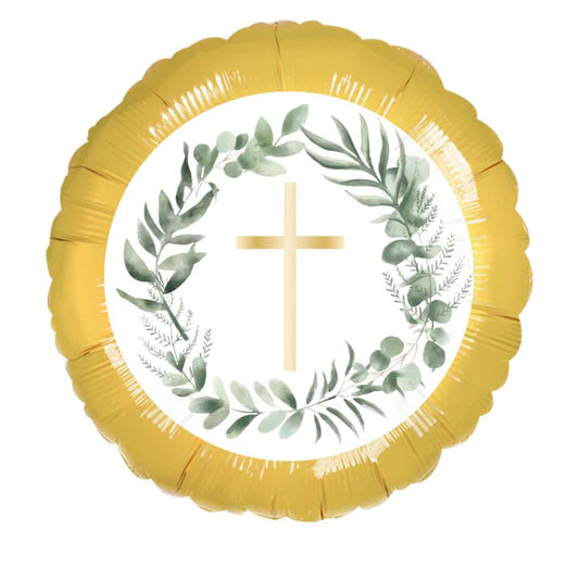 9915642 IP X5 - Botanical Cross Foil Balloon X 5