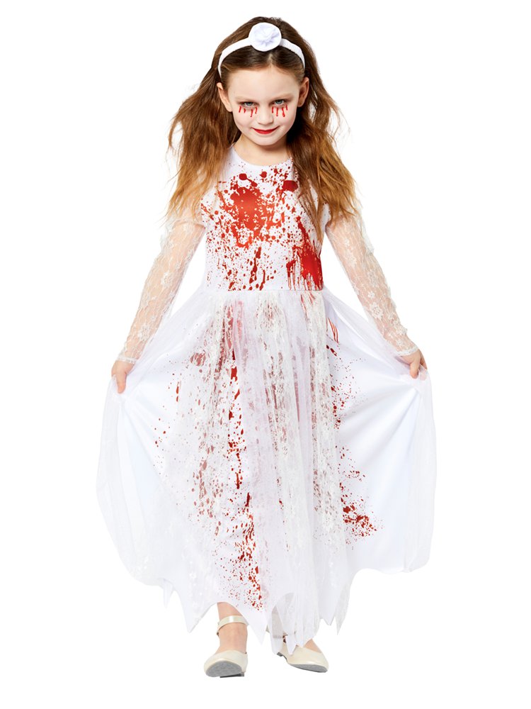 Girls Bloody Bride 10-12 Years