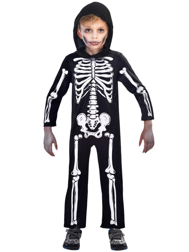 Skeleton Jumpsuit- Child Various Sizes