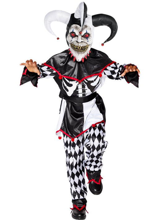 9908185 - Sinister Jester Clown - 6-8 Years