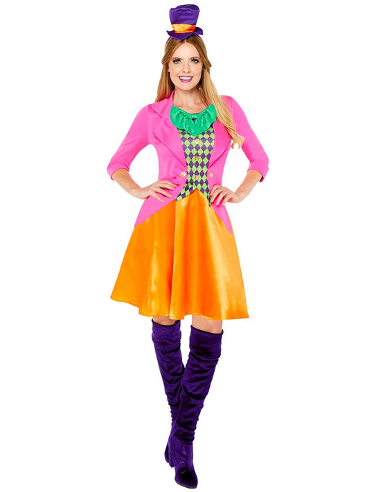 9910211 - Miss Mad Hatter Costume - 6-8