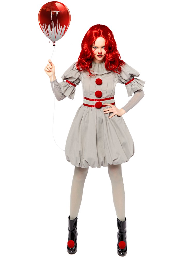 9918227 - IT Pennywise Clown Dress - 6-8