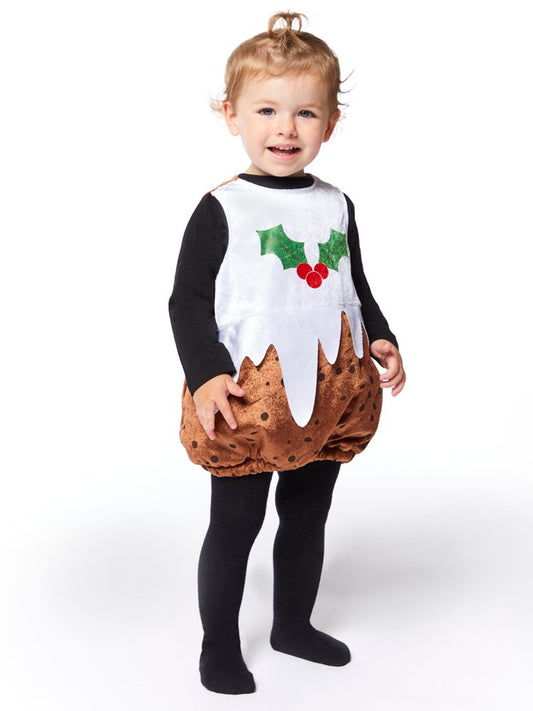 Christmas Pudding Costume - Age 12-18 Months - 1 PC