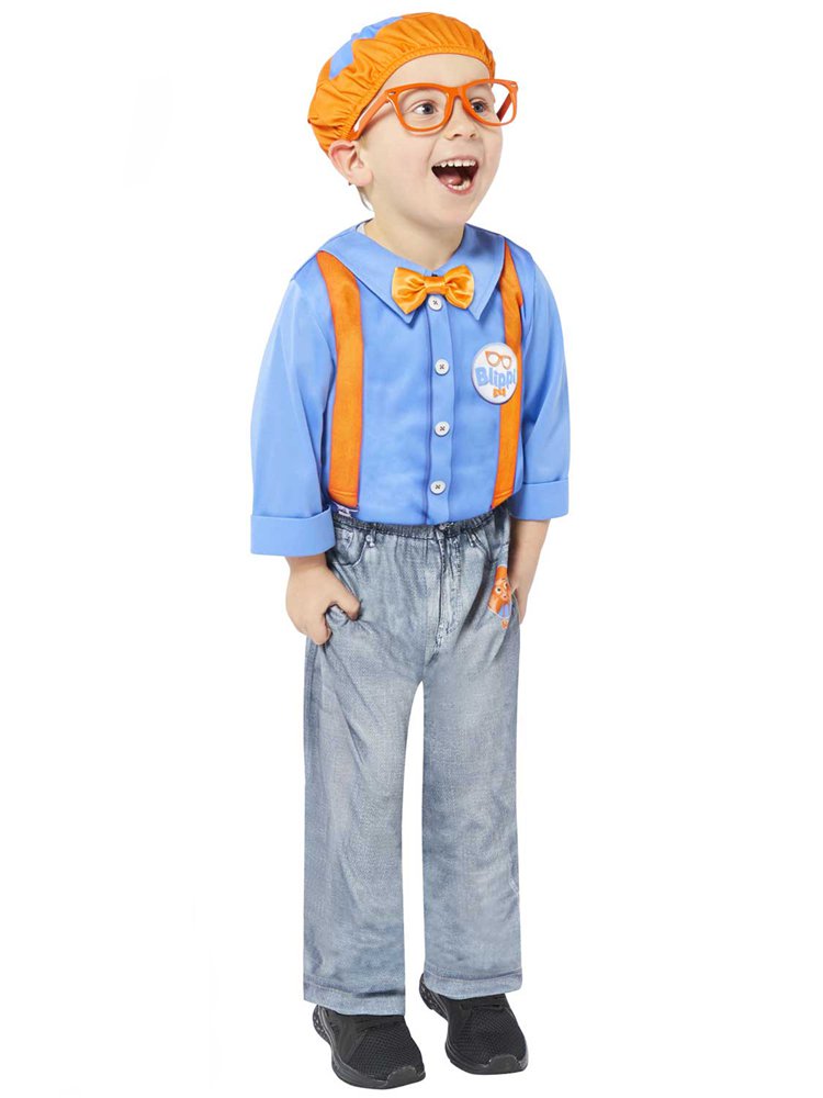 Mr Blippi Costume Kids Child Various Sizes