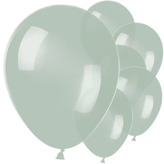 20017146 - Pastel Dusk Laurel Green 127 Latex Balloons 12"/30cm - 50 PC