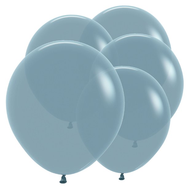Pastel Dusk Blue 140 Latex Balloons 18"/45cm - 25 PC
