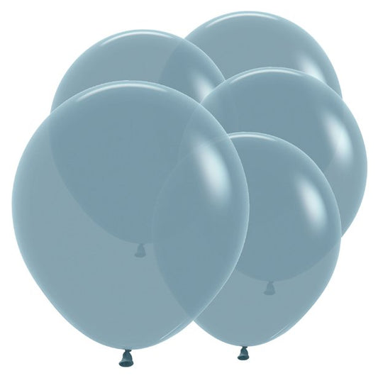Pastel Dusk Blue 140 Latex Balloons 18"/45cm - 25 PC
