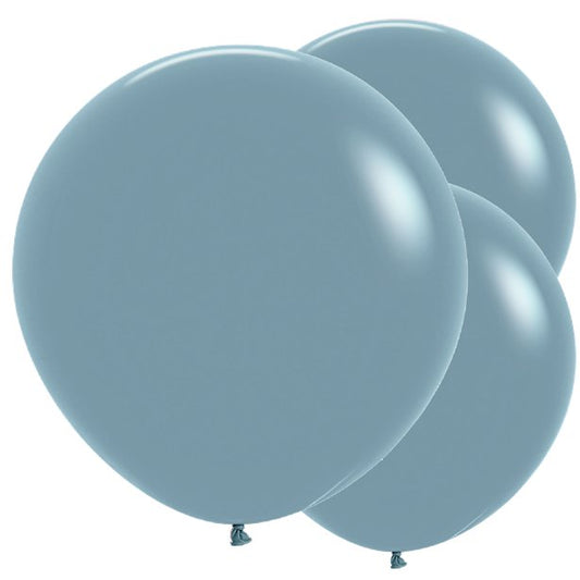 Pastel Dusk Blue 140 Latex Balloons 24"/60cm - 3 PC