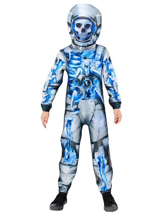 Astronaut Skeleton Costume - Age 10-12 Years - 1 PC