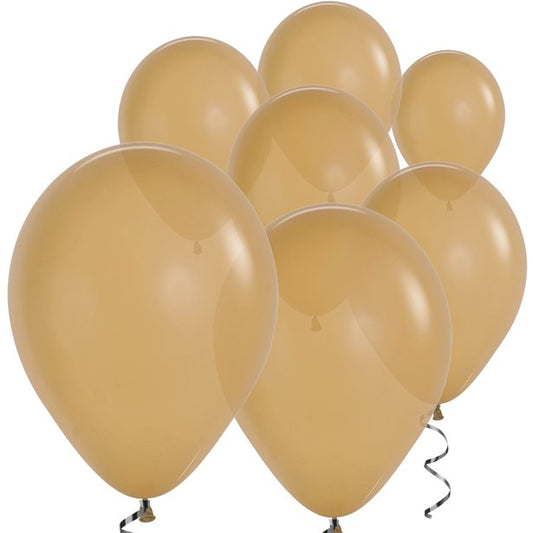 20016825 - Fashion Colour Latte 073 Latex Balloons 5"/13cm - 100 PC