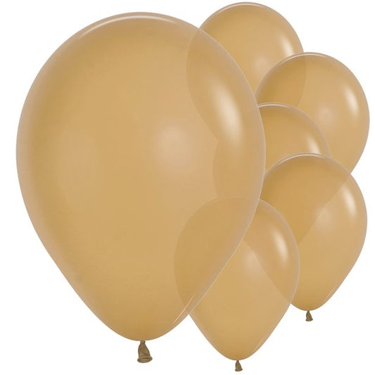 20016827 - Fashion Colour Latte 073 Latex Balloons 12"/30cm - 50 PC