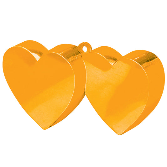 Double Heart Balloon Weights 170g/6oz - 12 PC
