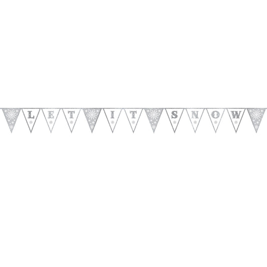 210527 IP X3 - Let it Snow Pennant Banners 3.6m - 3 PC