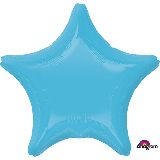 Rose Gold Star Standard Packaged Foil Balloons S15 - 5 PC