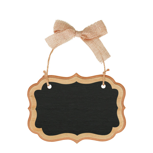Small Marquee Chalkboard MDF Sign 14cm x 10cm x 0.7cm - 16 PC
