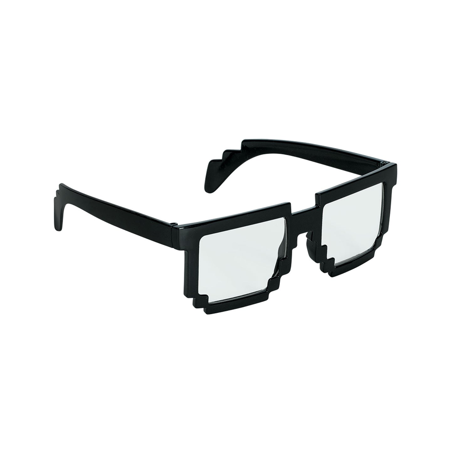 250340 - Fun Shades Pixilated Black Clear - 6 PC