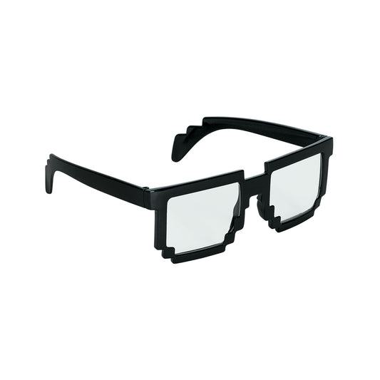 250340 - Fun Shades Pixilated Black Clear - 6 PC