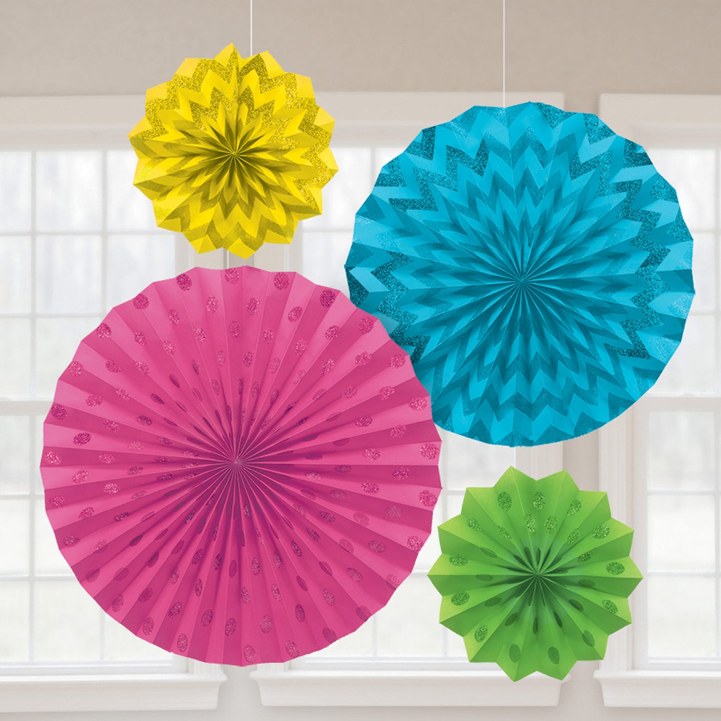 FANS GLITTER PPR X 6
