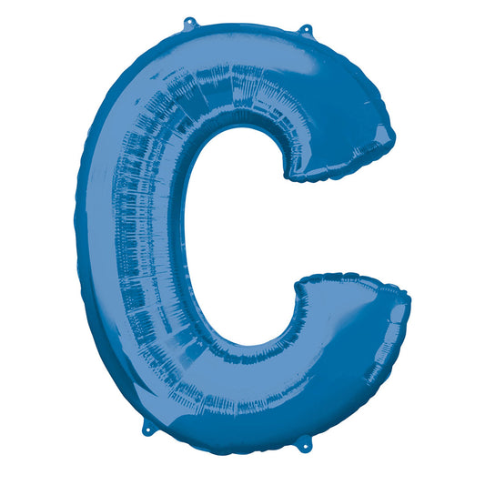 Letter C Rose Various Colours SuperShape Foil Balloons 25/63cm w x 32/81cm h P50 - 5 PC