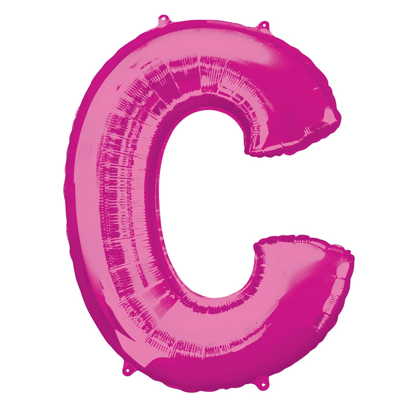 Letter C Rose Various Colours SuperShape Foil Balloons 25/63cm w x 32/81cm h P50 - 5 PC