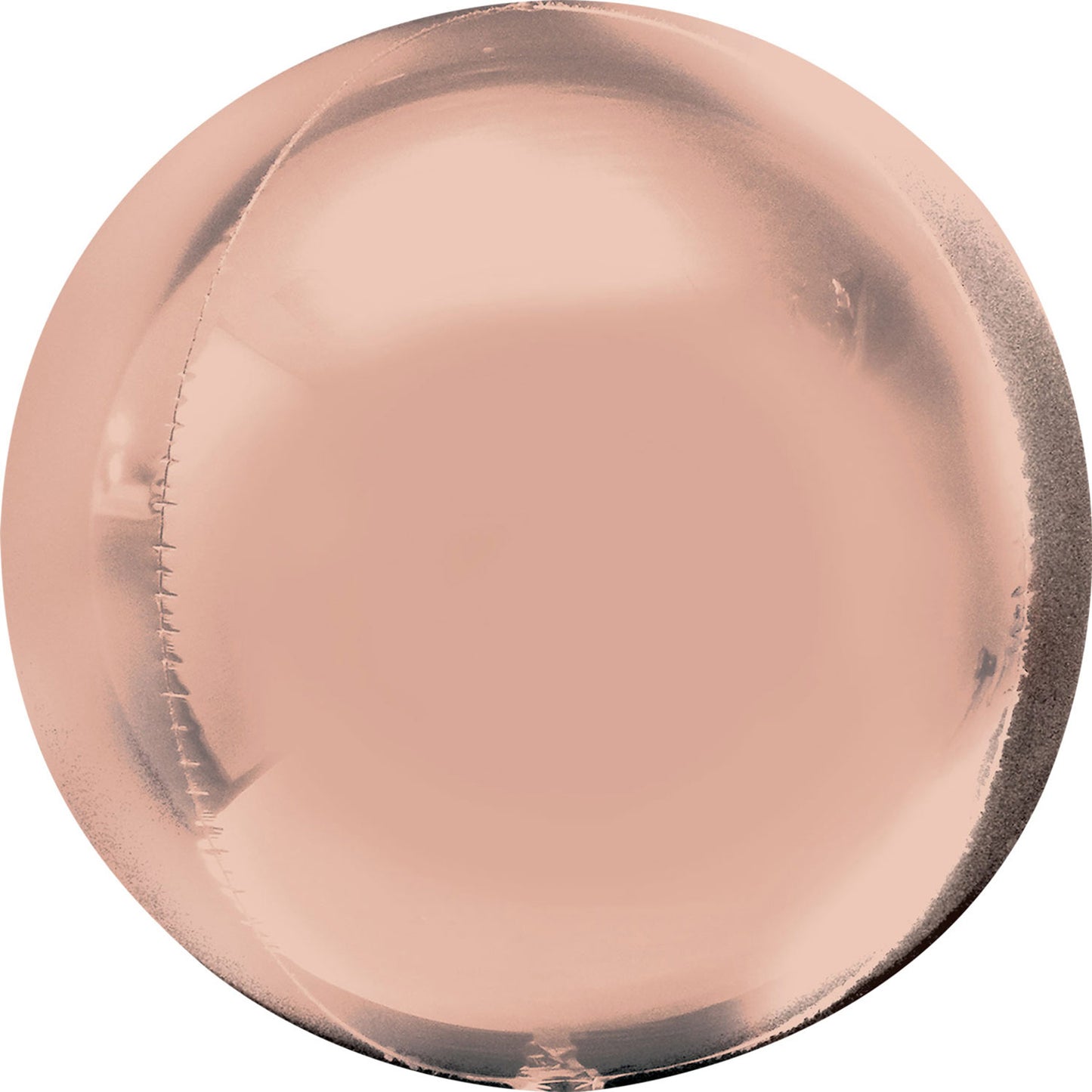 Rose Gold Orbz Unpackaged Foil Balloons 15"/38cm x 16"/40cm G20 - 3 PC
